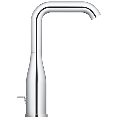 GROHE Essence New Robinet lavabo rehaussé L size avec bec haut et tournant avec tirette EcoJoy chrome