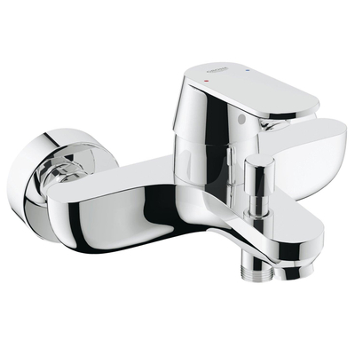 Grohe Eurosmart Cosmopolitan Badkraan - met omstel - met koppelingen - chroom