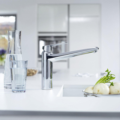 GROHE Eurodisc Cosmopolitan Mitigeur de cuisine - bas - chrome