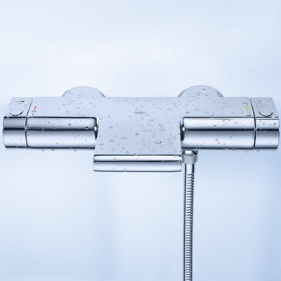 GROHE Grohtherm 2000 badkraan thermostatisch met koppelingen chroom - beschadigd - OUTLETSTORE