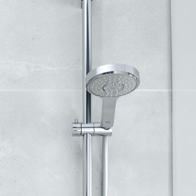 GROHE Grohtherm 2000 mitigeur de douche thermostatique avec ensemble de douche 60cm et douchette à main cosmopolitan massage chrome