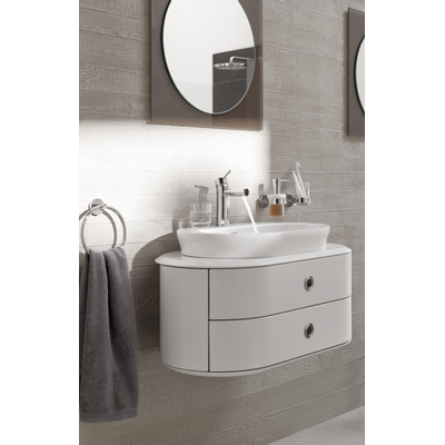 GROHE Essence New wastafelkraan - s-size - opbouw - voorsprong 9.4cm - zonder waste - chroom