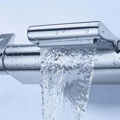 GROHE Grohtherm 2000 badkraan thermostatisch met tray chroom - beschadigd - OUTLET UDEN