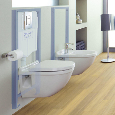 Grohe Rapid SL WC-element - inbouwreservoir - met wandbevestiging - 113cm - met geluidsisolatieset