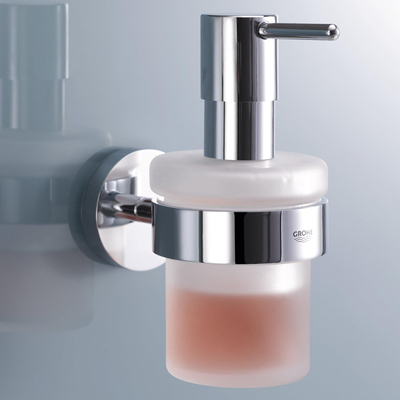 Grohe Essentials Zeepdispenser - 160ml - met houder - wandmontage - chroom