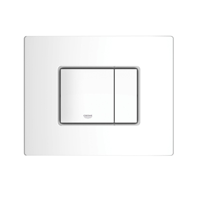 Grohe Skate cosmopolitan Bouton de commande WC 15.6x19.7cm Blanc SECOND CHOIX