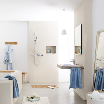 Grohe Concetto Waterbesparende Wastafelkraan - met inzinkbare ketting - 28mm ES cartouche - chroom