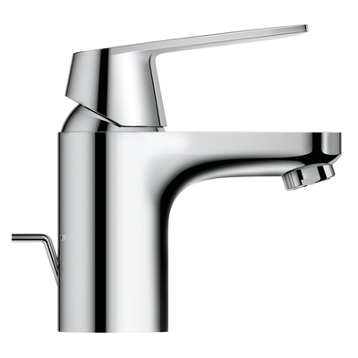 GROHE Eurosmart Cosmopolitan wastafelkraan - opbouw - voorsprong 9.2cm - met trekwaste - chroom