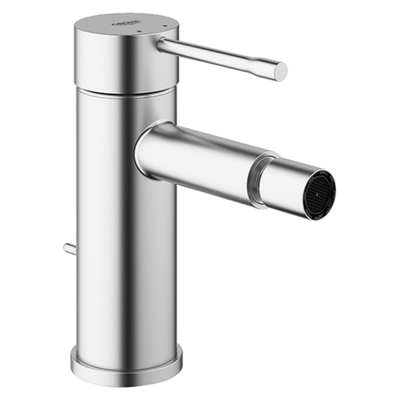 Grohe Essence New Bidetkraan - S-Size - met waste - Supersteel (RVS)