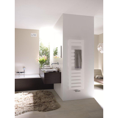 Zehnder Metropolitan Spa radiateur sèche-serviettes 122,5x40cm 474watt Acier Blanc brillant