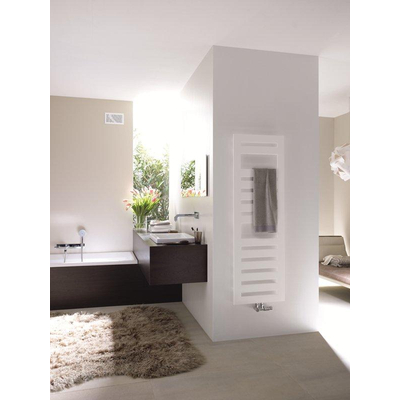 Zehnder Metropolitan spa radiateur sèche-serviettes 175x50cm 775watt acier blanc brillant