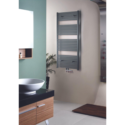 Royal plaza Sorbus r radiator 50x140 n30 628w recht mi.aansl.grijs metallic SHOWROOMMODEL