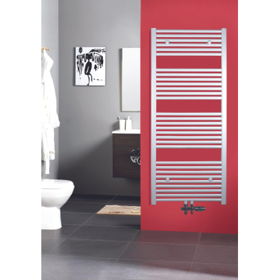 Royal Plaza Sorbus R handdoekradiator 40x140cm 520watt middenaansluiting glans wit