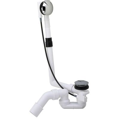 Viega Multiplex multiplex visign M1 bouton vidage de baignoire chromé
