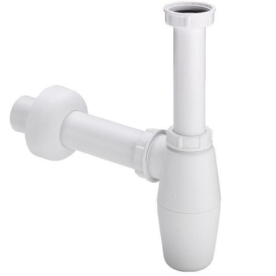 Viega siphon à gobelet en plastique avec tuyau mural 5/4 avec rosace