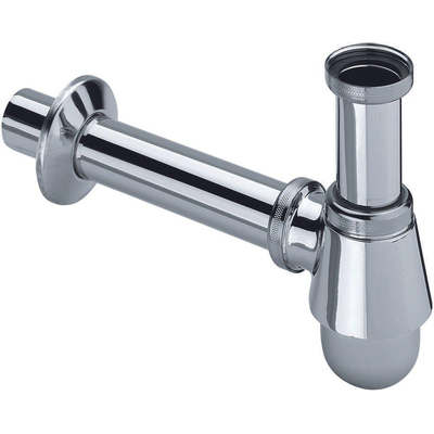 Viega siphon gobelet de bidet avec tube mural 20cm 5/4 avec rosace chrome