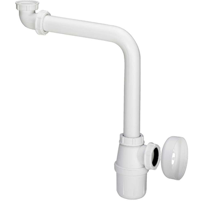 Viega siphon de meuble à culot en plastique 1 1/4x32mm gain de place avec rosace
