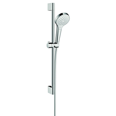 Hansgrohe Croma select s ensemble barre de douche coulissante 65cm vario blanc chrome