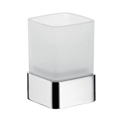 Emco Loft porte-gobelet avec verre modèle à poser chrome