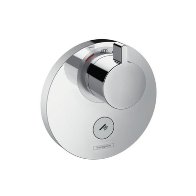 Hansgrohe ShowerSelect S élément de finition pour robinet encastré thermostatique avec Highflow avec 1 robinet d'arrêt pour 1 fonction de douche chrome