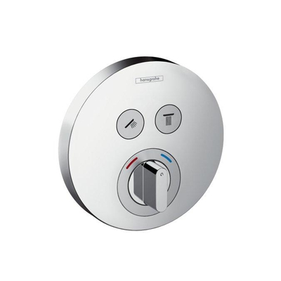 Hansgrohe ShowerSelect S corps d'encastrement pour mitigeur encastré avec 2 voies d'arrêt pour 2 fonctions de douche chrome