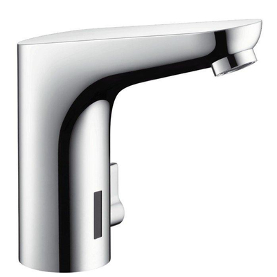 Hansgrohe Focus E2 wastafelkraan electronisch - inclusief sensor - voor batterij - inclusief temperatuurgreep - hoogglans chroom
