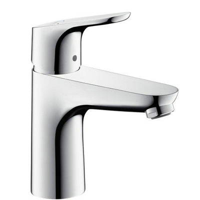 Hansgrohe Focus S - 100 wastafelkraan - 100 lowflow - met waste - hoogglans chroom