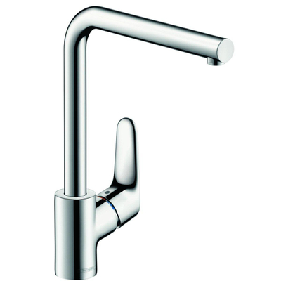 Hansgrohe Focus Robinet de cuisine avec bec droit haut chrome