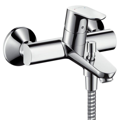 Hansgrohe Focus E2 Mitigeur bain avec inverseur et raccords chrome