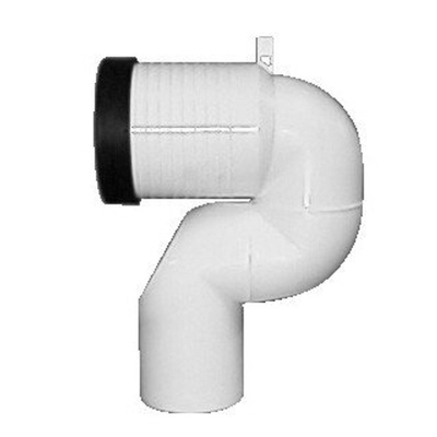 Laufen coude d'évacuation 220 - 350 plastique