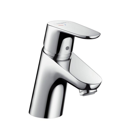 Hansgrohe Focus Eengreeps wastafelmengkraan - 70 - coolstart - met PopUp - trekwaste - hoogglans chroom
