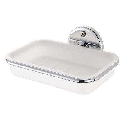 Haceka Support de savon standard avec insert amovible blanc chrome