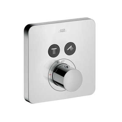 AXOR Showerselect garniture de finition thermostatique avec robinet d'arrêt pour 2 fonctions chrome