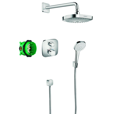 Hansgrohe Croma select e Ensemble de douche complet avec thermostat ecostat e chrome