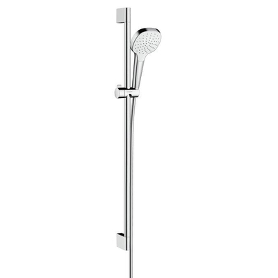 Hansgrohe Croma Select E glijstangset met Croma Select E 1jet handdouche 90cm met Isiflex`B doucheslang 160cm wit/chroom
