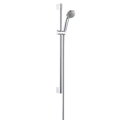 Hansgrohe Crometta 85 Unica ensemble barre de douche coulissante incluant douchette Crometta 85 1 jet 65cm chrome