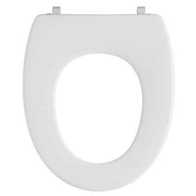 Pressalit Pinocchio toiletzitting - 32.6x37cm - d-vorm - voor kinderen - zonder deksel - wit