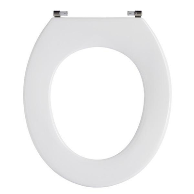 Pressalit Objecta toiletzitting - 37x45cm - rond - zonder deksel - quick release - wit