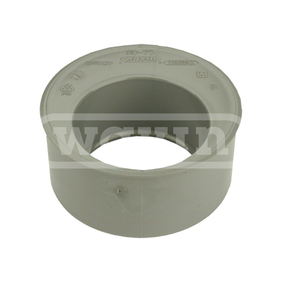 Wavin Wadal insert pièce exentrique 110X40 mm. gris