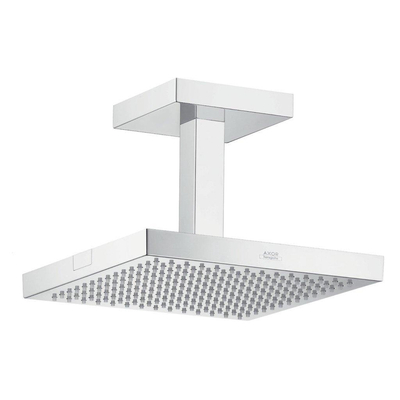 AXOR Starck pomme de tête 24x24cm avec raccord plafond chrome