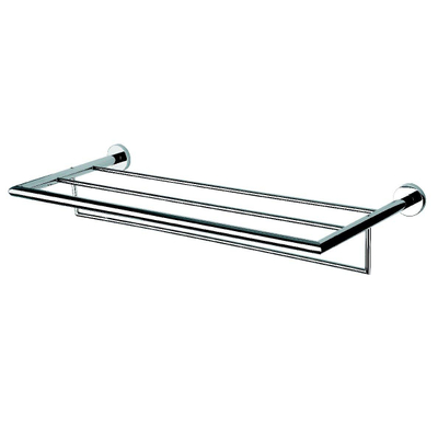 Geesa Nemox Handdoekrek - met planchet - 62.4cm - Handdoekhouder - chroom