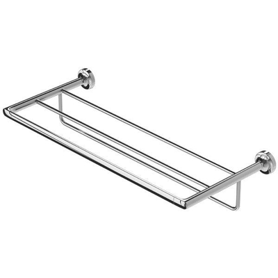 Geesa Tone porte-serviettes avec étagère 64,9 cm Chrome