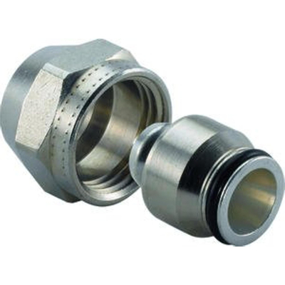Uponor MLC raccord auto-freinant M24x16mm avec tulle métallique