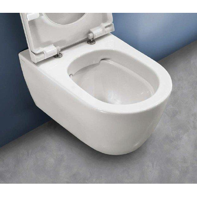 Royal Plaza Belbo WC suspendu sans bride 35cm avec abattant frein de chute et déclipsable blanc mat