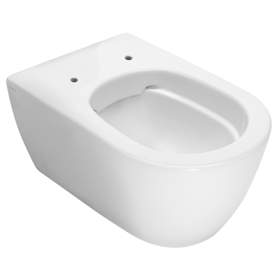 Royal Plaza Belbo wandcloset 54cm spoelrandloos diepspoel mat wit incl. Toilet zitting SHOWROOMMODEL