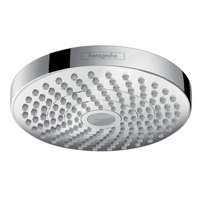 Hansgrohe Croma Select S pomme de douche S 180 2 jets angle de jet réglable blanc/chrome