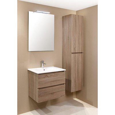 Royal Plaza Talisa Meuble sous lavabo 120x46cm 4 tiroirs chêne argent