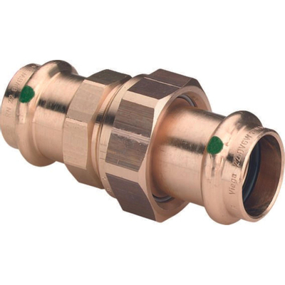 Viega Sanpress 3 delige koppeling SC 15mm brons