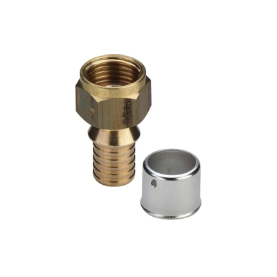 Viega Pexfit Raccord de raccordement bronze 32mmx1 1/4fi à joint plat