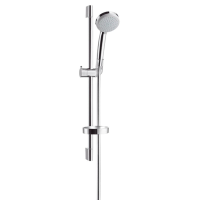 Hansgrohe Croma 100 Unica C glijstangset - met handdouche Croma - 100 Vario - 65cm - 9.4l min - ecosmart - hoogglans chroom